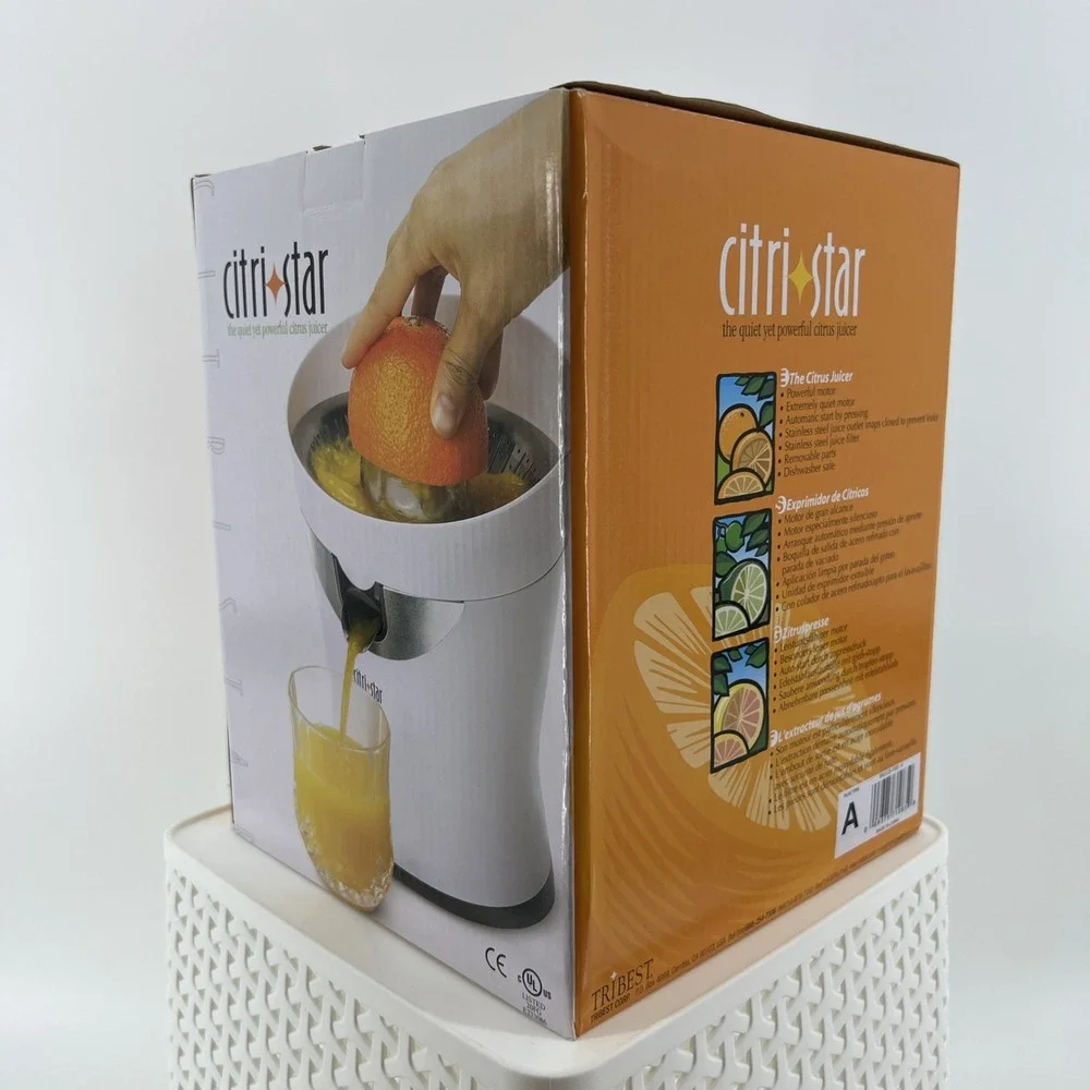 Tribest CitriStar CS-1000 Citrus Juicer Electric Juicer for Citrus NIB NEW